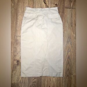 Elegant Tan Women's Skirt Zara.